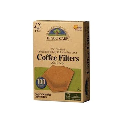 Koffie filters NR 2 FSC van If You Care, 1x 100 st